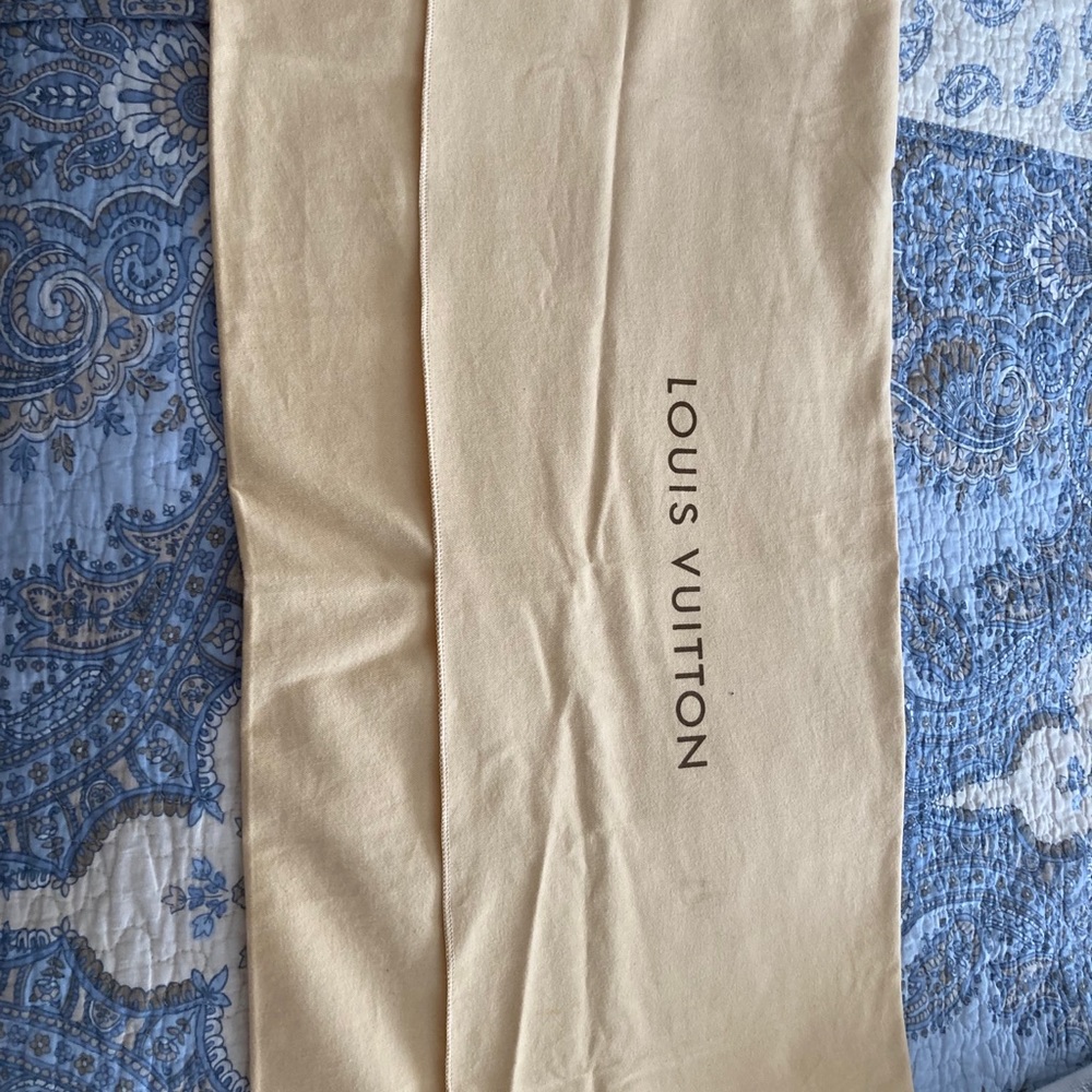 Louis Vuitton never full dust bag